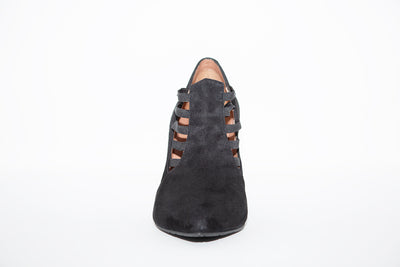 BRENDA ZARO - T3482A Black Suede Stiletto Shoe