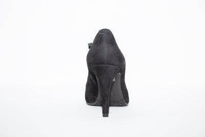 BRENDA ZARO - T3482A Black Suede Stiletto Shoe