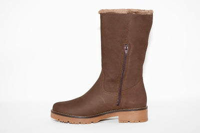 PITILLOS - 6435 CALF-LENGTH BOOT - BROWN LEATHER