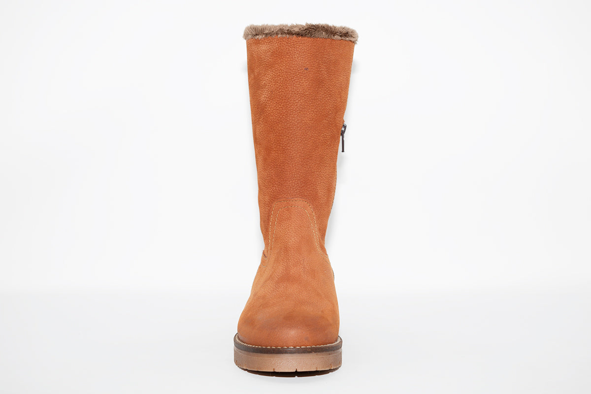 PITILLOS - 6435 CALF-LENGTH BOOT - TAN LEATHER