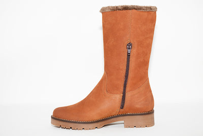 PITILLOS - 6435 CALF-LENGTH BOOT - TAN LEATHER