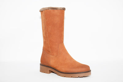 PITILLOS - 6435 CALF-LENGTH BOOT - TAN LEATHER