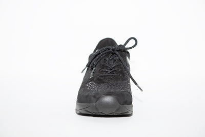 WALDLAUFER - 939H01 CLARA LACED COMFORT SHOE - BLACK