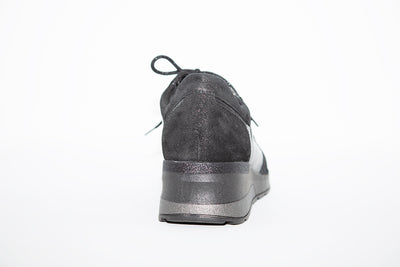 WALDLAUFER - 939H01 CLARA LACED COMFORT SHOE - BLACK