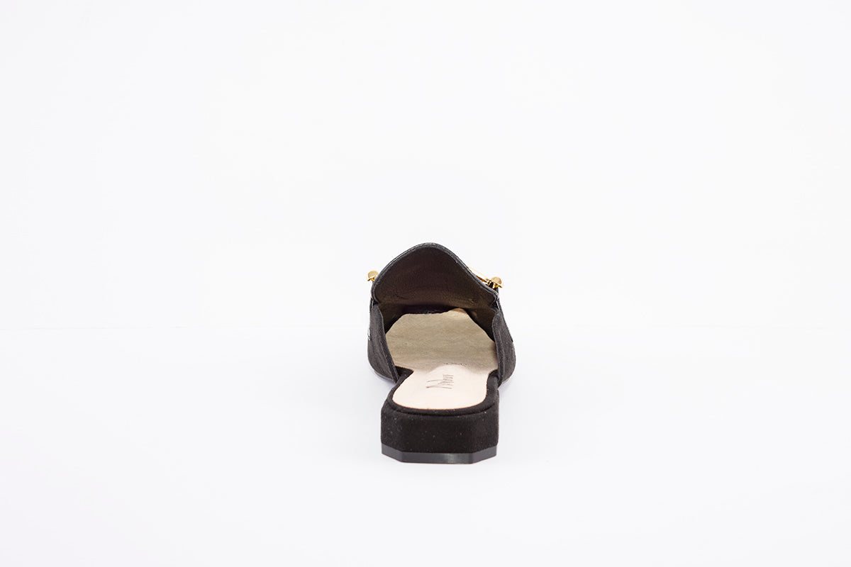 MENBUR - 22805 TOE-IN DRESSY MULE - BLACK
