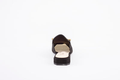 MENBUR - 22805 TOE-IN DRESSY MULE - BLACK