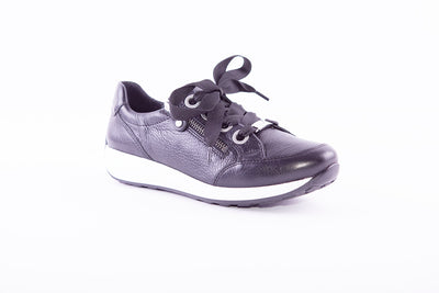 ARA - 34587 A Black Leather Sneakers Osaka
