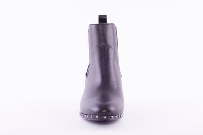 ALPE - 4345 MEDIUM HEEL CHELSEA BOOT - BLACK LEATHER