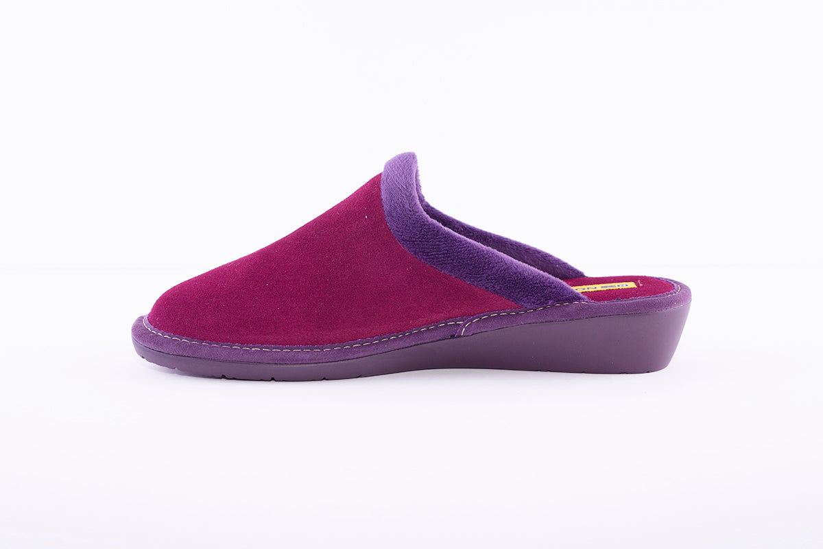 NORDIKA - 234 SUEDE MULE SLIPPER WINE