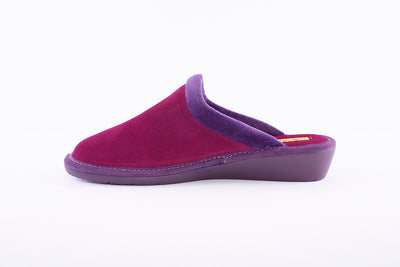 NORDIKA - 234 SUEDE MULE SLIPPER WINE