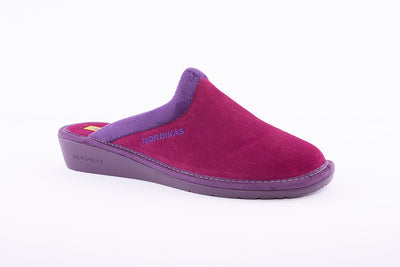 NORDIKA - 234 SUEDE MULE SLIPPER WINE