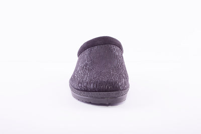 ROHDE - 2455 Black Wedge Mule Slipper
