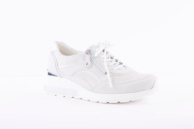 WALDLAUFER - CLARA-LACED ZIP SHOE - LIGHT GREY