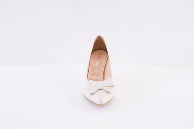 BIOECO - 6298 HIGH HEEL COURT SHOE - BEIGE
