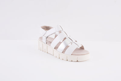 CAPRICE - 28255-113 CHUNKY FASHION SANDAL - WHITE