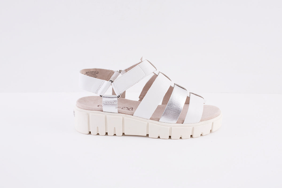 CAPRICE - 28255-113 CHUNKY FASHION SANDAL - WHITE