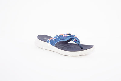 SUSST - MALIBU22 FABRIC FASHION TOE-POST MULE - NAVY