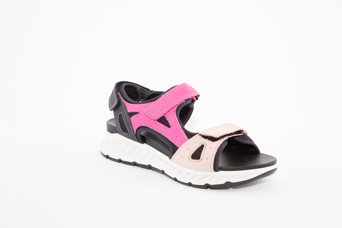 IMAC - 158460 VELCRO STRAP COMFORT SANDAL - PINK COMBI