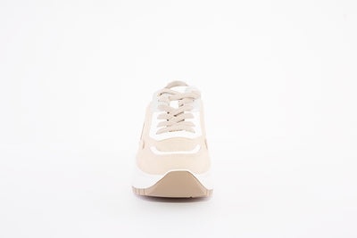 IMAC - 156460 CHUNKY LACED FASHION TRAINER - BEIGE/GOLD