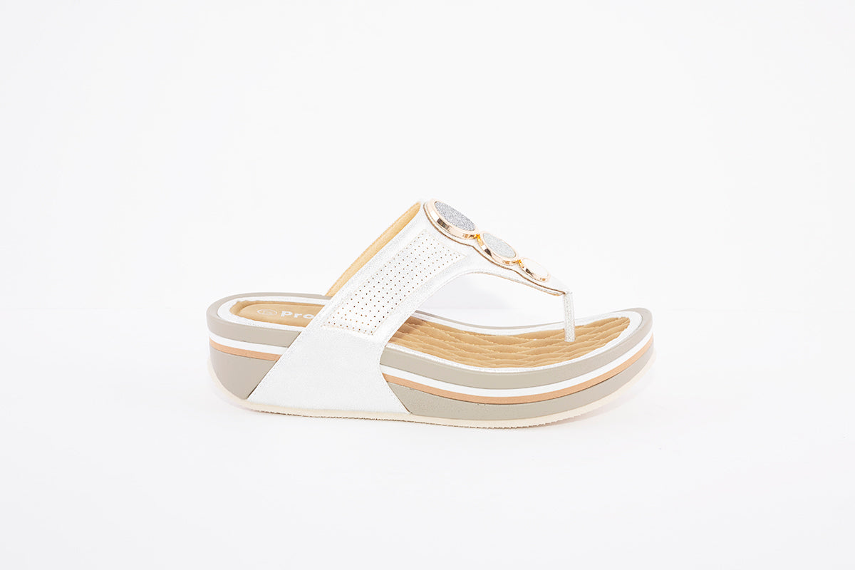 PROPET - WW1530 FASHION TOE-POST MULE - SILVER