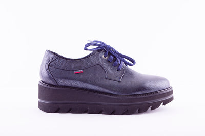 CALLAGHAN - 14805 LACED PLATFORM SHOE - NAVY LEATHER