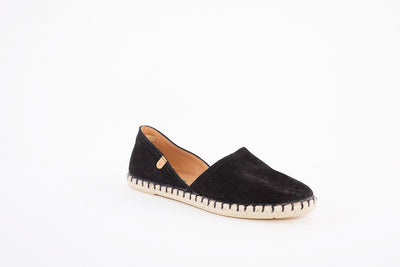 VERBENAS - ESPADRILLES CARMEN CANVAS SHOE - BLACK SUEDE