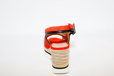 UNISA - LELI Orange Wedge Sandal