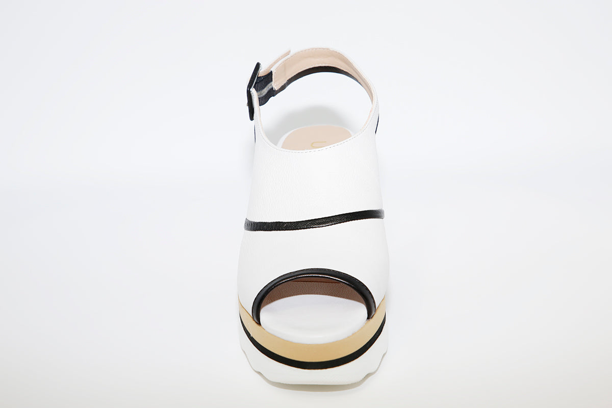 UNISA - LELI White Wedge Sandal