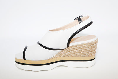 UNISA - LELI White Wedge Sandal