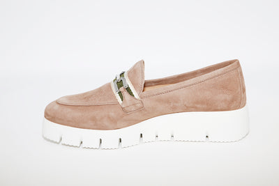 UNISA - FACIN Taupe Suede Wedge Shoe