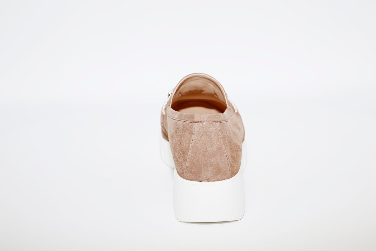 UNISA - FACIN Taupe Suede Wedge Shoe