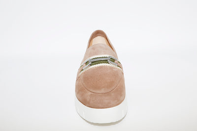 UNISA - FACIN Taupe Suede Wedge Shoe