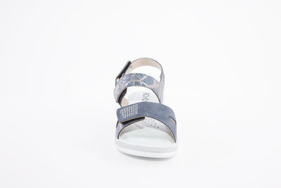 ROHDE - 1365 56 VELCRO STRAP COMFORT SANDAL - NAVY