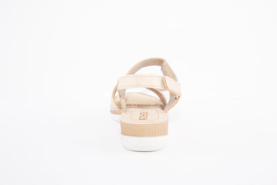 ROHDE - 1365 14 VELCRO STRAP COMFORT SANDAL - GOLD