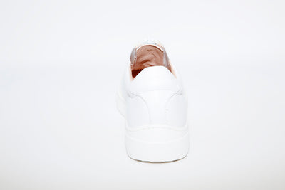 UNISA - FUENTES White Leather Zip Sneakers