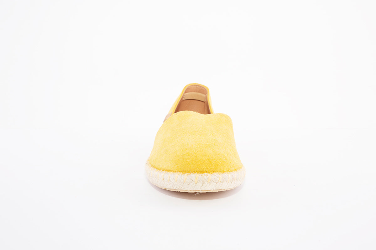 VERBENAS - ESPADRILLES CARMEN CANVAS SHOE - YELLOW SUEDE