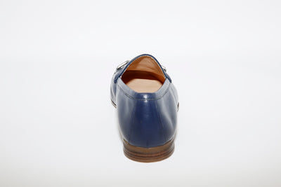 UNISA - DALCY Navy Leather Flat Loafer