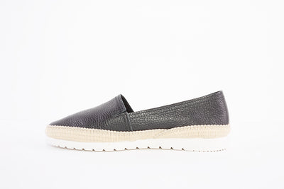 VERBENAS - 040 0020373 FLAT SLIP-ON SHOE - BLACK