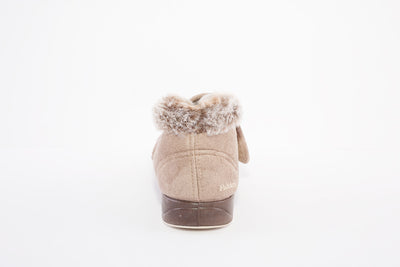 PADDERS - 409 HUSH-VELCRO SLIPPER - TAUPE