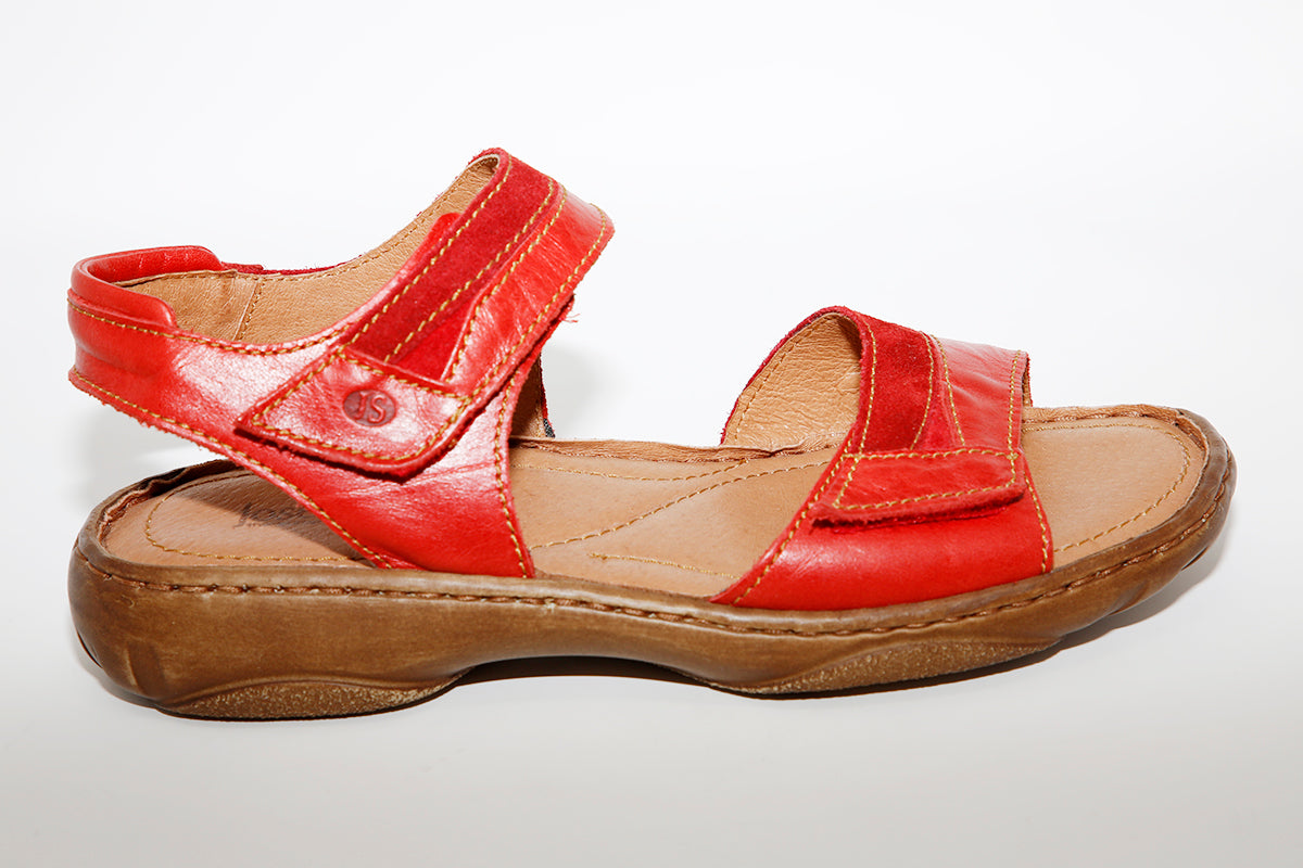 Josef Seibel - Debra 19 Red Leather Sandal