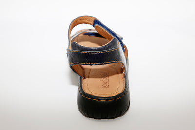 Josef Seibel - Debra Navy Leather Sandal