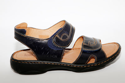 Josef Seibel - Debra Navy Leather Sandal