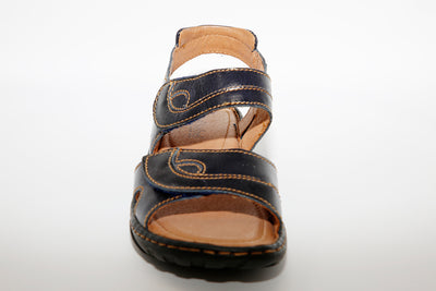 Josef Seibel - Debra Navy Leather Sandal