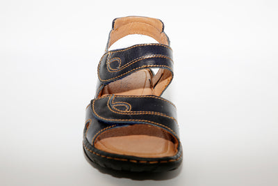 Josef Seibel - Debra Navy Leather Sandal