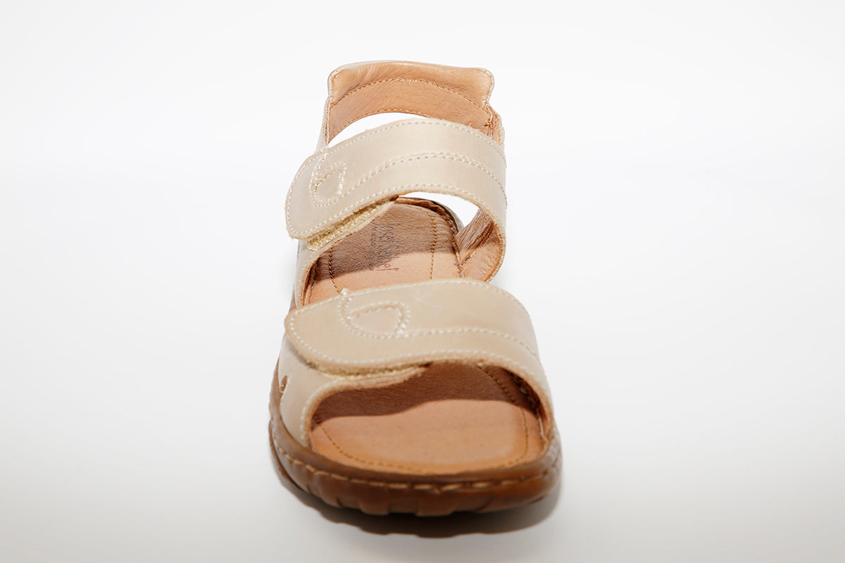 Josef Seibel - Debra Beige Combi Leather Sandal