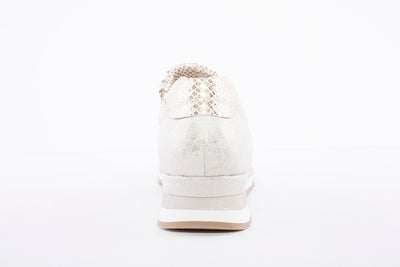 MARCO TOZZI - ZIP TRAINER SHOE - BEIGE COMB