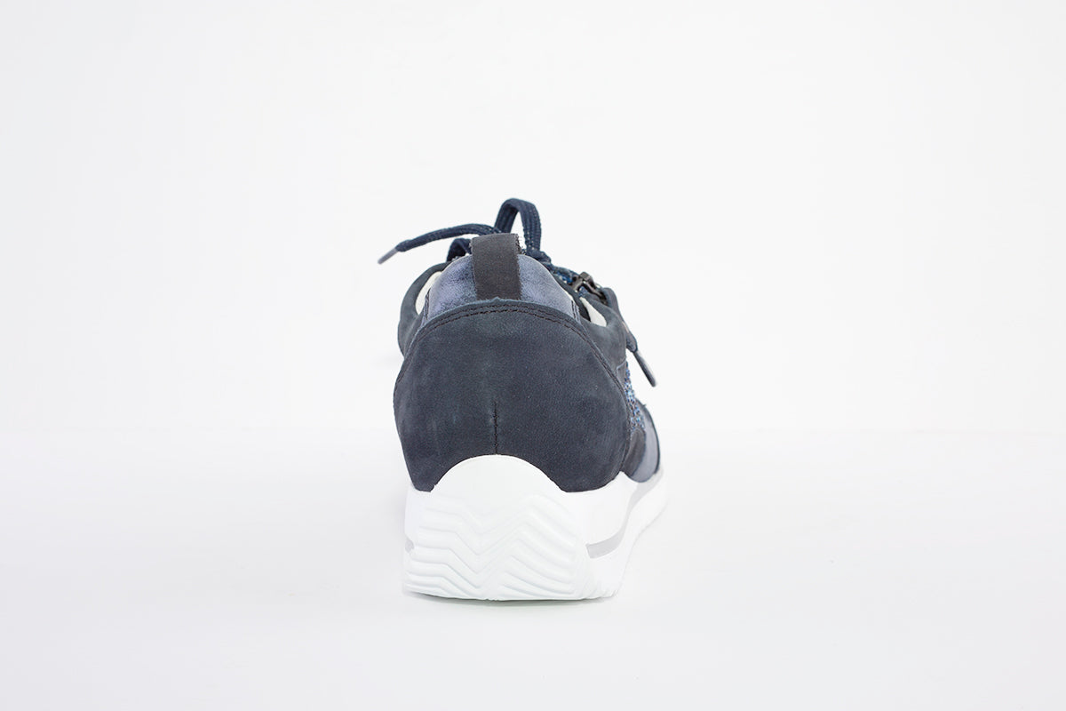 WALDLAUFER - 980006 405 HIMONA - LACED COMFORT SHOE - NAVY
