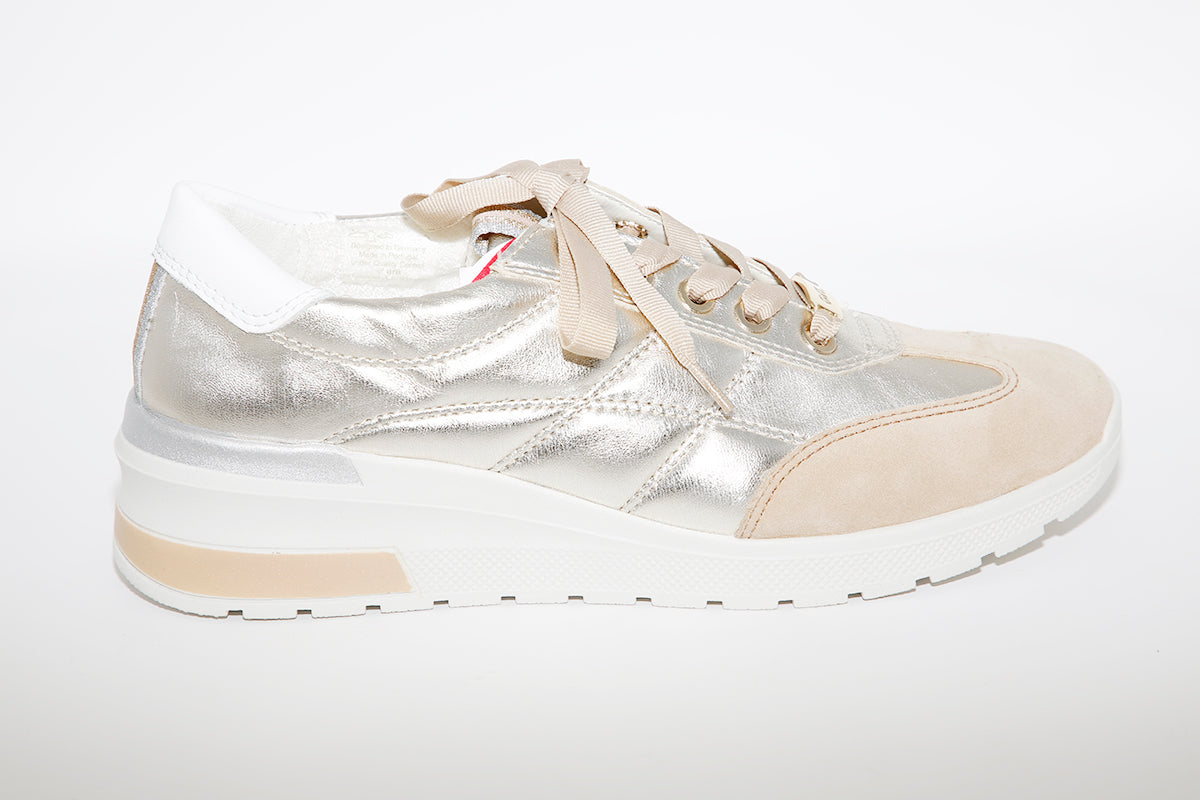 ARA - Lace-Up Trainers Nepal Camel/Gold