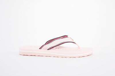 TOMMY HILFIGER - FW0FW06421 HARDWARE-FLAT TOE-POST MULE - PINK