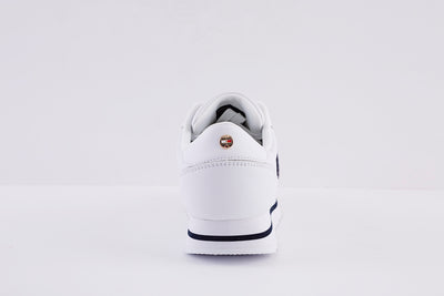 TOMY HILFIGER - CORPORATE LIFESTYLE SNEAKER-LACED SHOE - WHITE/RED/BLUE